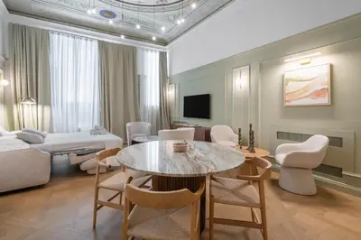 TV o dispositivi per l'intrattenimento presso Elegant Apartments Near The Duomo