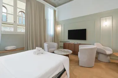 TV o dispositivi per l'intrattenimento presso Elegant Apartments Near The Duomo