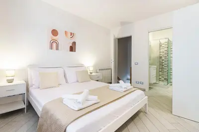 Letto o letti in una camera di Ganga House - Mini Loft Moderno-Free Parking
