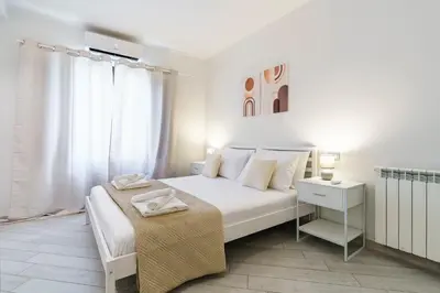 Letto o letti in una camera di Ganga House - Mini Loft Moderno-Free Parking