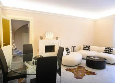 Area soggiorno di Tanagli Palace apartment