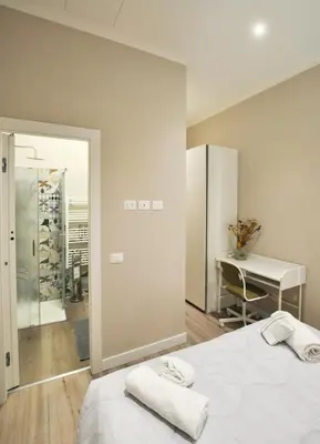 Letto o letti in una camera di Suite Vittoria