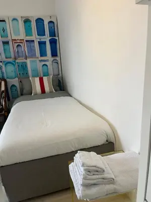 Letto o letti in una camera di Facibeni Room with Private Living & Parking