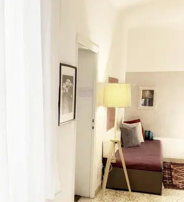 Area soggiorno di Apartment in the old town of Florence