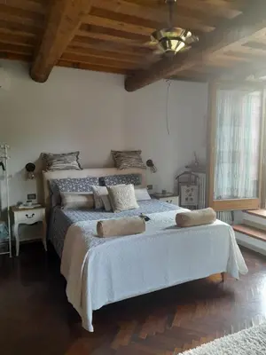 Letto o letti in una camera di La camera nel verde
