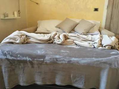 Letto o letti in una camera di Garden in Florence
