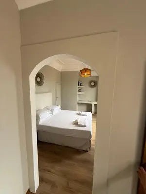 Letto o letti in una camera di Bohèmian View Santa Maria Novella