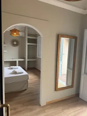 Letto o letti in una camera di Bohèmian View Santa Maria Novella