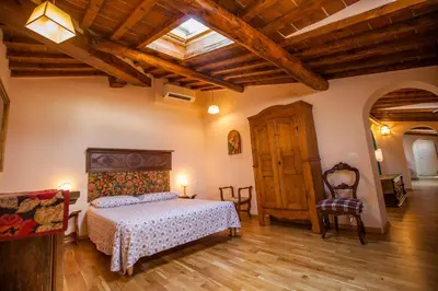 Letto o letti in una camera di Appartamento Montebello