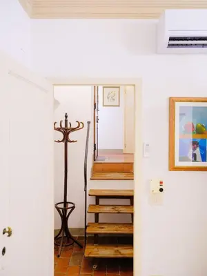 Letto o letti a castello in una camera di Torquato - Unique stay from a Renaissance Kitchen