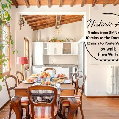 Art & Soul Florence Apartment with AC- UNESCO Downtown - 3 bedrooms
