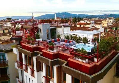 Vista generica su Firenze o vista sulla città dall'interno della casa vacanze