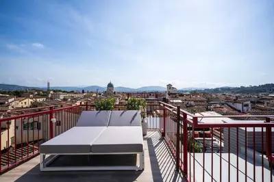 Balcone o terrazza di Jacuzzi Rooftop View 360 Penthouse