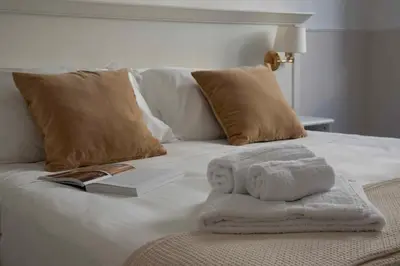 Letto o letti in una camera di Hotel Canada