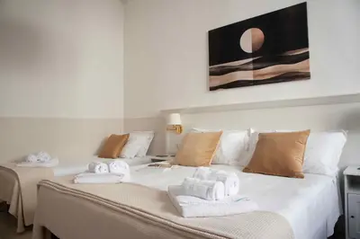 Letto o letti in una camera di Hotel Canada