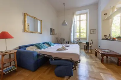 Area soggiorno di Colonna Apartment