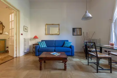 Area soggiorno di Colonna Apartment