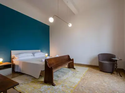 Letto o letti in una camera di Apartment Piazza del Carmine Apartament by Interhome