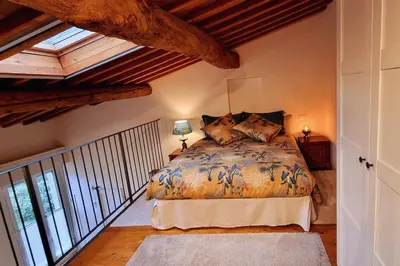 Letto o letti in una camera di Casa Margherita