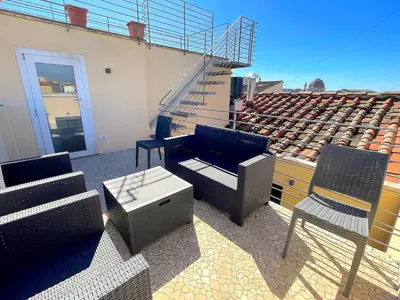 Area soggiorno di Luxury View Terrace Apartment
