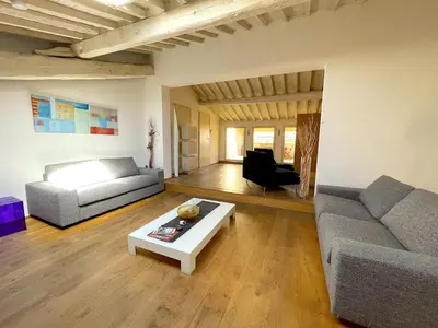 Area soggiorno di Luxury View Terrace Apartment