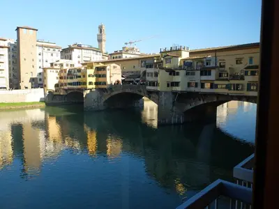 Vista sul fiume nelle vicinanze dell'appartamento