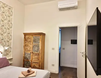 Letto o letti in una camera di Canto alle Macine