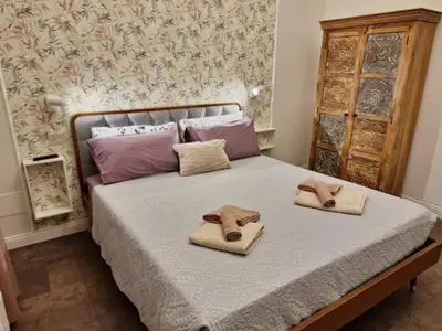 Letto o letti in una camera di Canto alle Macine