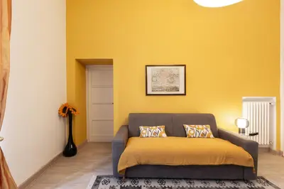 Letto o letti in una camera di Signoria Apartment
