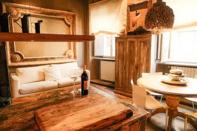 Area soggiorno di Crocifisso Deluxe Apartment