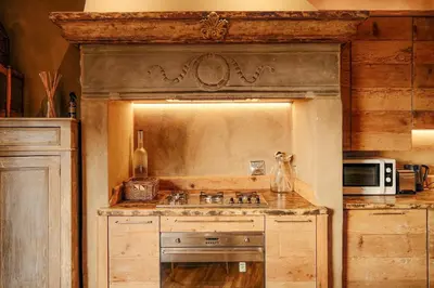 Cucina o angolo cottura di Crocifisso Deluxe Apartment