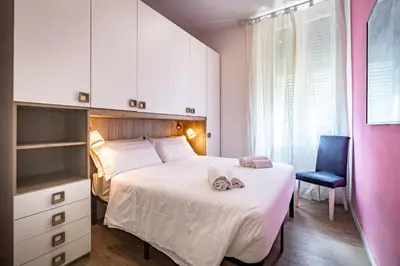 Letto o letti in una camera di iD Light-Filled Home with Garden Oasis