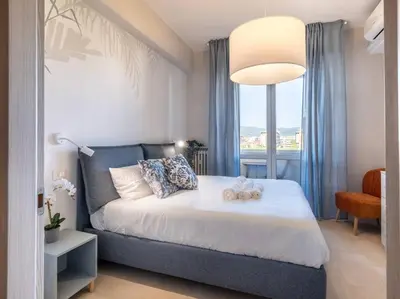 Letto o letti in una camera di Comfort & Lux Flat in Florence