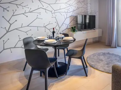 Area soggiorno di Comfort & Lux Flat in Florence