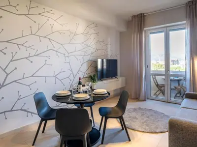 Area soggiorno di Comfort & Lux Flat in Florence