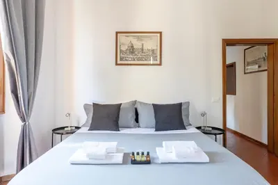 Letto o letti in una camera di Porta Romana-Boboli -Florentine Charm Free-Wifi