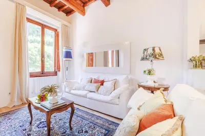 Area soggiorno di The Boboli Retreat Firenze