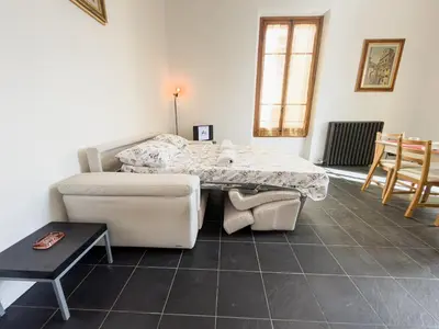 Area soggiorno di Viale Volta Authentic Apartment