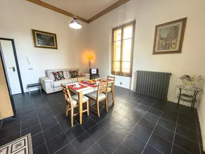 Area soggiorno di Viale Volta Authentic Apartment