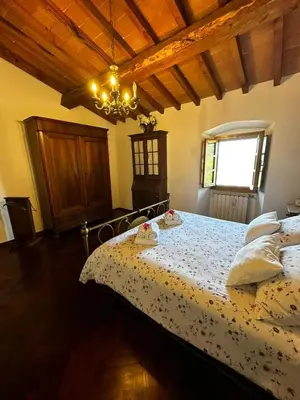 Letto o letti in una camera di Podere Le Faete