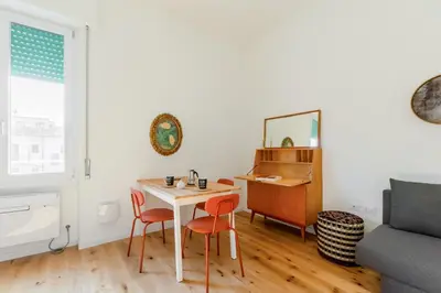 Area soggiorno di GuestHost - Peaceful Apartment in Florence