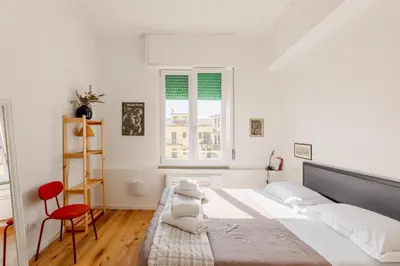 Letto o letti in una camera di GuestHost - Peaceful Apartment in Florence