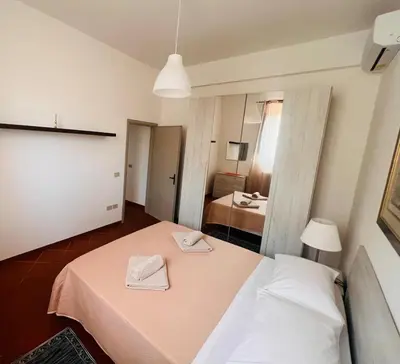 Letto o letti in una camera di Duomo apartment, near the Medici Chapels