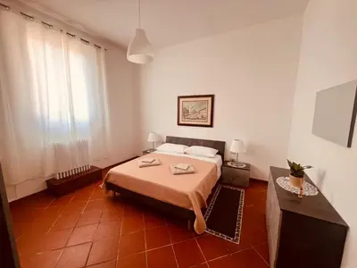 Letto o letti in una camera di Duomo apartment, near the Medici Chapels
