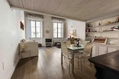 Area soggiorno di Verrazzano Loft by MMega