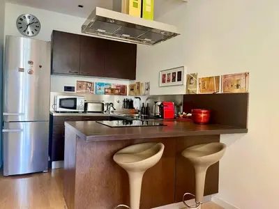 Cucina o angolo cottura di Penthouse Arno river