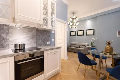 Cucina o angolo cottura di BLUE SUITE - Pitti Place Residence