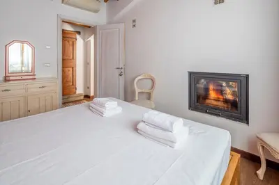 Letto o letti in una camera di Small Villa with parking
