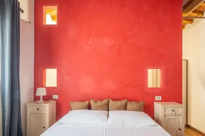Letto o letti in una camera di Small Villa with parking
