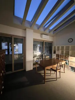 Area soggiorno di Casa Favilla